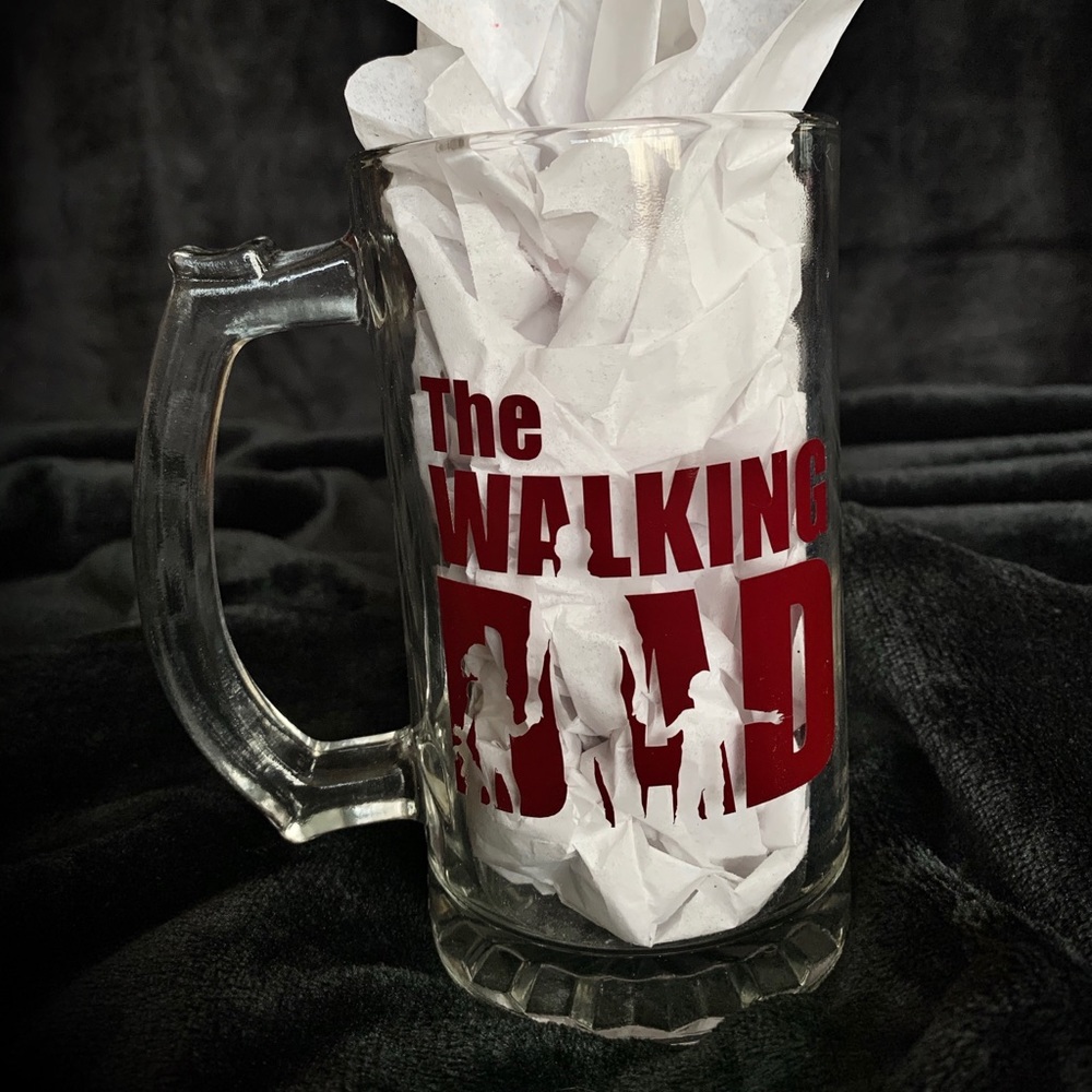 The Walking Dad Glass Mug